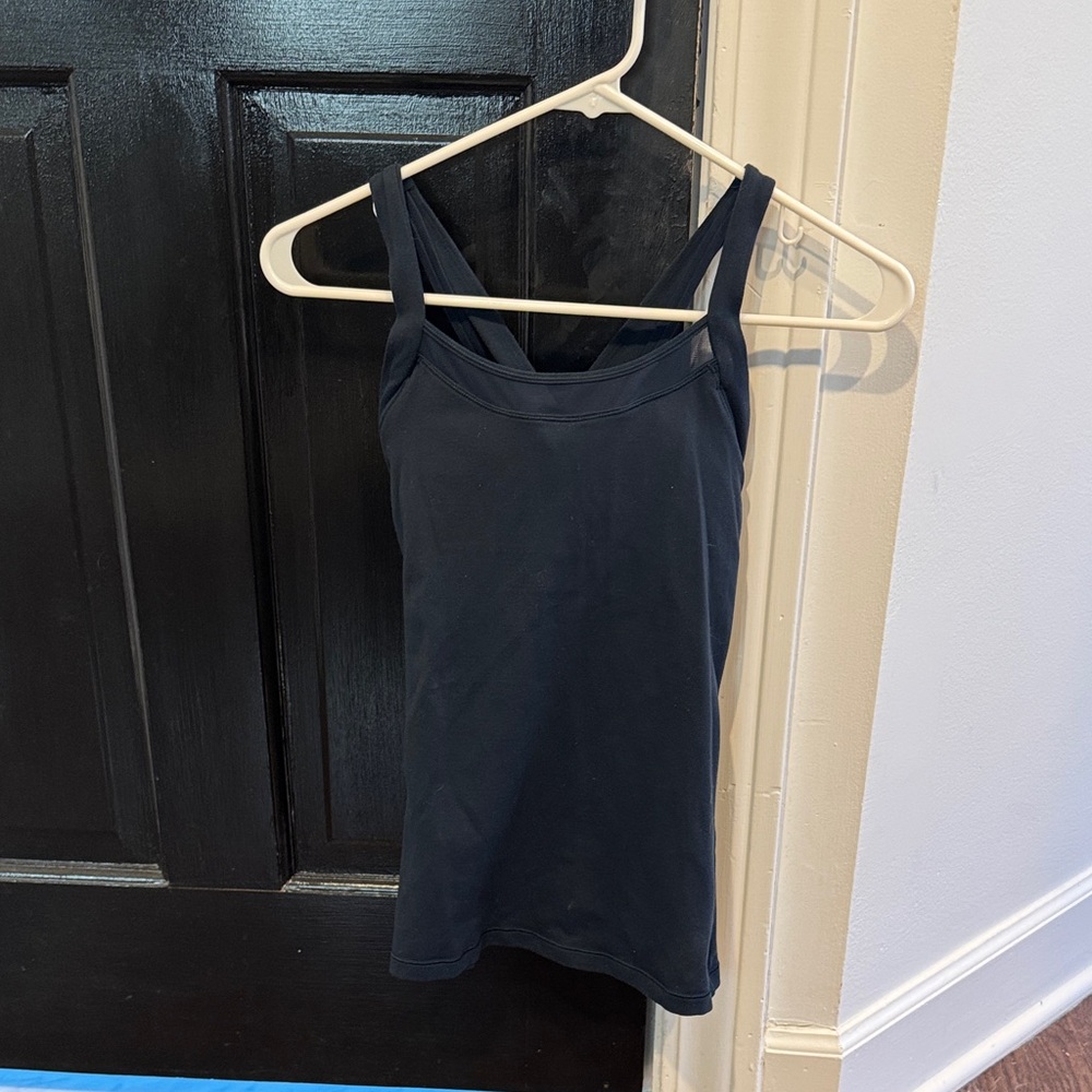 lululemon athletica Black Double-Strap Tank